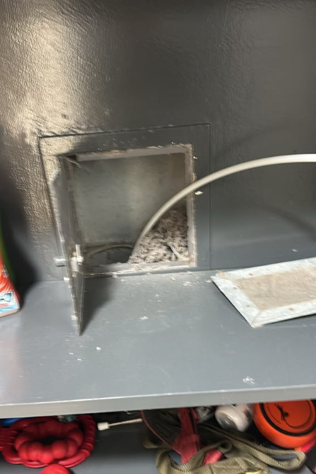 Your dryer vent works hard every time you do laundry. Although the lint trap catches much of the debris, small amounts of lint continue to travel through the vent system and gradually build up over time. Our dryer vent cleaning CA service removes this hidden buildup, helping restore proper airflow and improve your dryer's performance. Routine dryer vent cleaning can shorten drying times, improve energy efficiency, reduce unnecessary wear on your appliance, and help lower the risk of lint-related fire hazards. Before every service, we carefully inspect your vent system to identify any blockages or airflow restrictions. We then use professional equipment to thoroughly remove lint and debris, leaving your vent cleaner and your dryer operating more efficiently. contact about dryer vent cleaning ca air duct cleaning ca dryer vent cleaning in lake forest air duct cleaning in lake forest